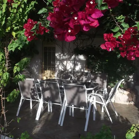 Au Pied De La Falaise Rouge Hébergement de vacances Leonídion